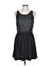 Bar III Solid Gray Casual Dress Size L - photo 1