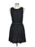 Bar III Solid Gray Casual Dress Size L - photo 2