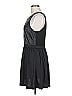 Bar III Solid Gray Casual Dress Size L - photo 5