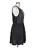 Bar III Solid Gray Casual Dress Size L - photo 4