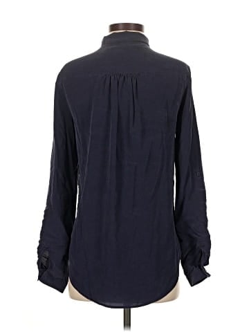 Diane von Furstenberg Long Sleeve Silk Top (view 2)