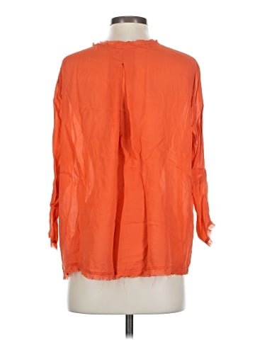 American Vintage 3/4 Sleeve Silk Top (view 2)