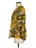 CAbi 100% Polyester Yellow 3/4 Sleeve Blouse Size XS - photo 5