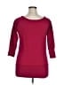 Self Esteem Stars Burgundy Pullover Sweater Size XL - photo 2