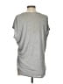 MICHAEL Michael Kors 100% Rayon Metallic Silver Gray Short Sleeve Top Size S - photo 2