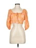 Billabong 100% Viscose Orange 3/4 Sleeve Blouse Size M - photo 1