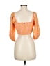 Billabong 100% Viscose Orange 3/4 Sleeve Blouse Size M - photo 2