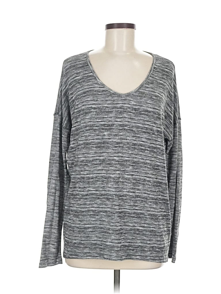 Pre-owned Peyton Jensen Pullover Sweater In Gray