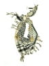 Nine West 100% Polyester Ivory Gray Scarf One size - photo 1