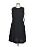 DKNY Solid Black Casual Dress Size 12 (petite) - photo 1