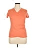 Guberry 100% Modal Orange Short Sleeve Top Size XL - photo 1