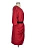 Assorted Brands 100% Polyester Solid Red Cocktail Dress Size S - photo 4