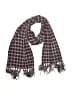 Twenty Degrees 100% Rayon Tweed Burgundy Purple Scarf One size - photo 1