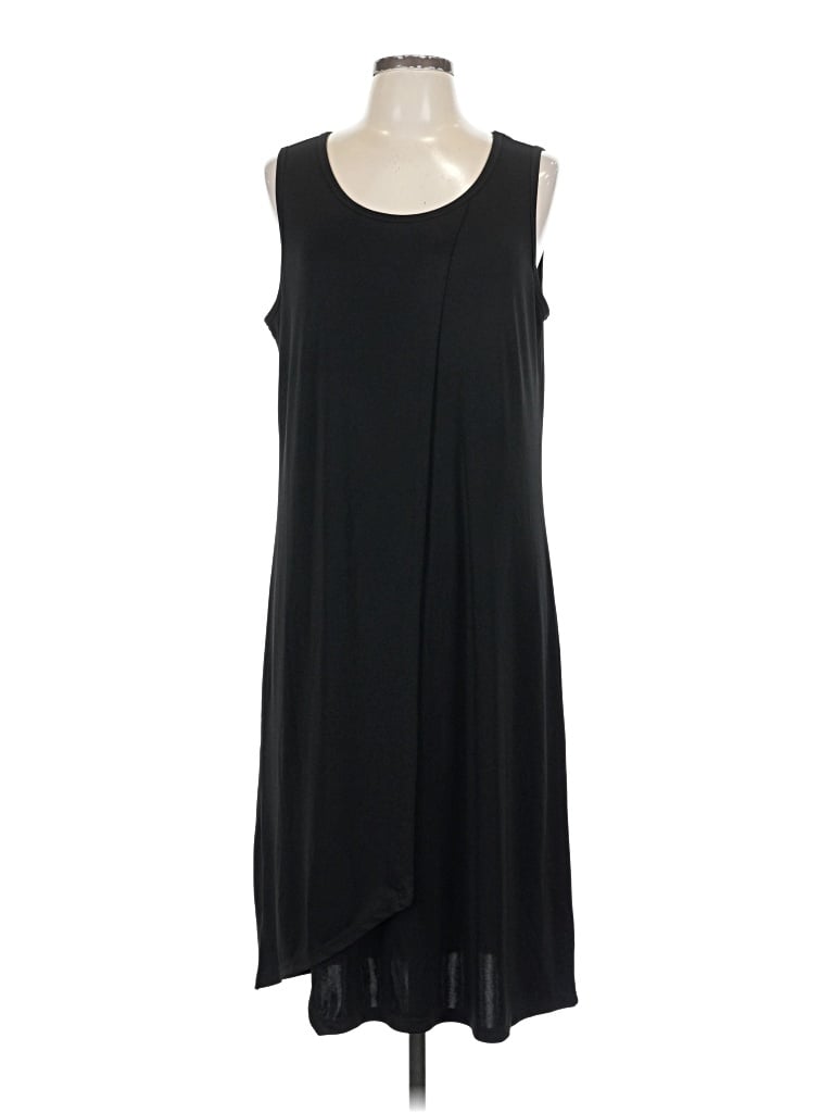 Pre-owned Susan Graver Casual Dress In Black