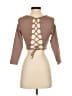 Mika Brown 3/4 Sleeve Top Size S - photo 2