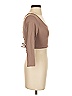 Mika Brown 3/4 Sleeve Top Size S - photo 4
