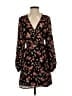 A.L.C. 100% Silk Floral Black Casual Dress Size 0 - photo 1