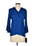 Kobi Halperin Blue 3/4 Sleeve Blouse Size XS - photo 1