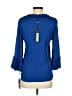 Kobi Halperin Blue 3/4 Sleeve Blouse Size XS - photo 2