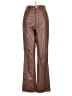 Onia 100% Polyurethane Brown Faux Leather Pants Size 25 waist - photo 1