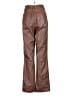 Onia 100% Polyurethane Brown Faux Leather Pants Size 25 waist - photo 2