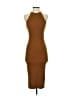 Old Navy Solid Brown Cocktail Dress Size XS - photo 1