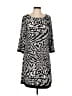 Calvin Klein Graphic Black Casual Dress Size L (estimated) - photo 1