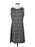 AB Studio Graphic Black Casual Dress Size M - photo 1