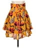 A.L.C. Tropical Yellow Casual Skirt Size 2 - photo 1