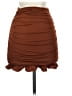 Oh Polly Solid Brown Formal Skirt Size 2 - photo 2
