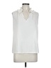 Ann Taylor LOFT 100% Rayon Ivory Sleeveless Blouse Size M - photo 1