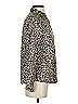 J.Crew Animal Print Brown Long Sleeve Blouse Size 2 - photo 4
