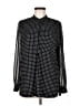 Anne Klein 100% Polyester Polka Dots Black Long Sleeve Blouse Size M - photo 1