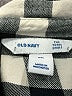 Old Navy 100% Cotton Checkered-gingham Black 3/4 Sleeve Button-Down Shirt Size XXL - photo 7