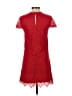 Francesca's 100% Polyester Red Cocktail Dress Size S - photo 2