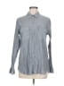 Express Gray Long Sleeve Button-Down Shirt Size M - photo 1