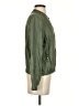 Cynthia Rowley 100% Linen Solid Green Jacket Size S - photo 4
