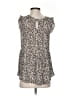 Maurices 100% Polyester Brown Sleeveless Blouse Size S - photo 2