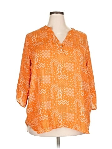 Cure 3/4 Sleeve Blouse (view 1)