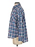 Margot 100% Cotton Plaid Blue Long Sleeve Button-Down Shirt Size S - photo 5