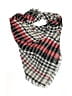 Unbranded Houndstooth Red Gray Scarf One size - photo 1