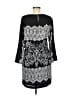 BCBGMAXAZRIA 100% Polyester Paisley Black Casual Dress Size M - photo 2