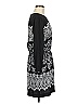 BCBGMAXAZRIA 100% Polyester Paisley Black Casual Dress Size M - photo 4