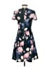 Eliza J Floral Blue Cocktail Dress Size 2 - photo 2