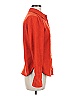 AK Anne Klein 100% Polyester Orange Long Sleeve Blouse Size M (petite) - photo 4