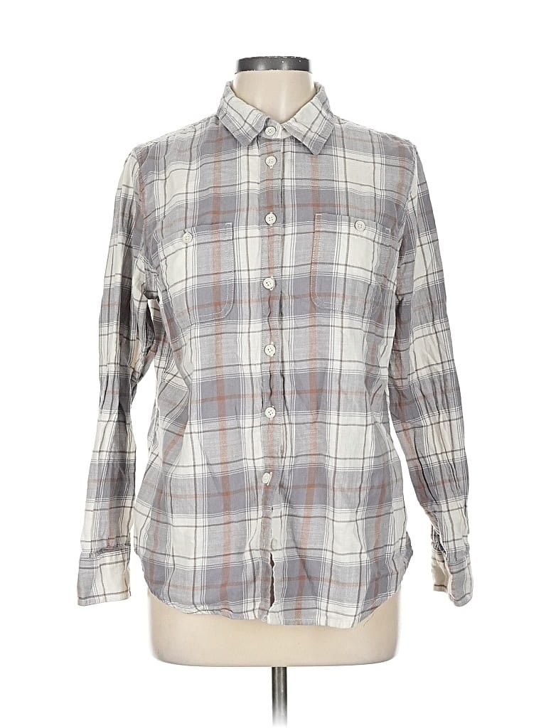 Pre-owned Ridgecut Long Sleeve Button Down Shirt In Gray