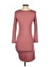 Assorted Brands Solid Pink Casual Dress Size XS - photo 2