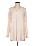 Calypso St. Barth 100% Polyester Pink Long Sleeve Blouse Size XXS - photo 1
