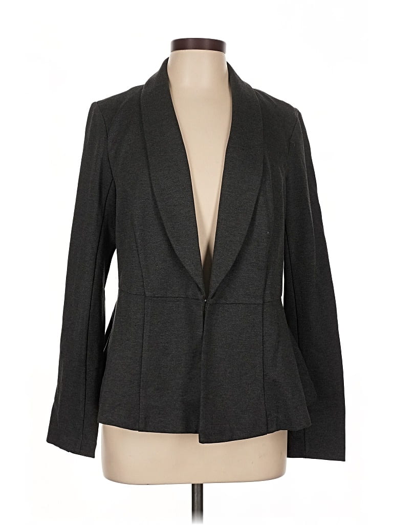 Pre-owned Studio By Torrid Blazer Jacket In Gray