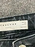 Topshop Chevron-herringbone Black Jeans Size 28 waist - photo 4